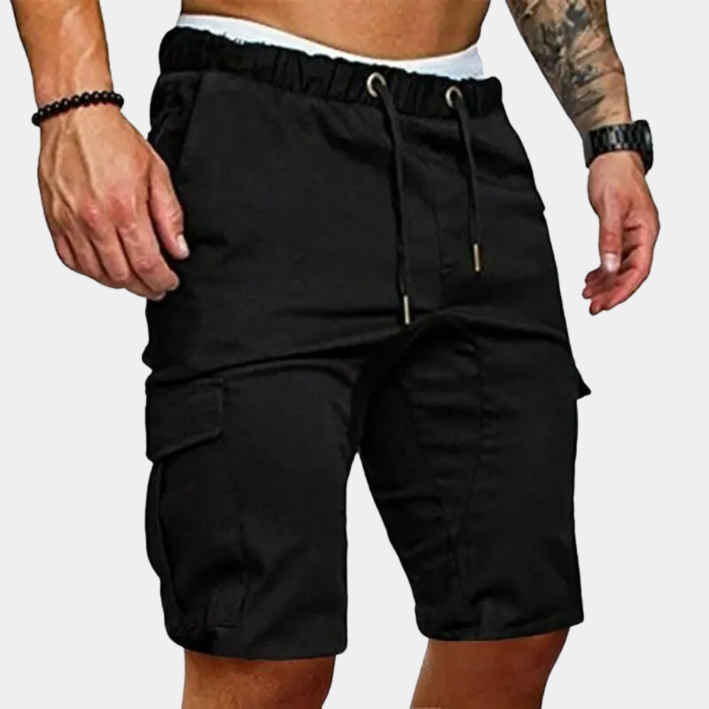 zwarte chino heren shorts met zakken