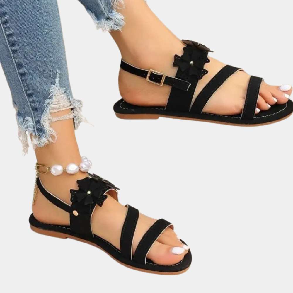 Enrica - Stijlvolle platte sandalen voor vrouwen