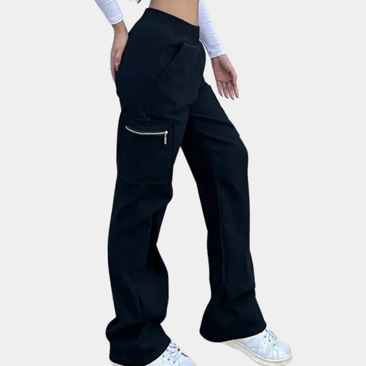 Cadenza - Elegante cargo broek voor dames