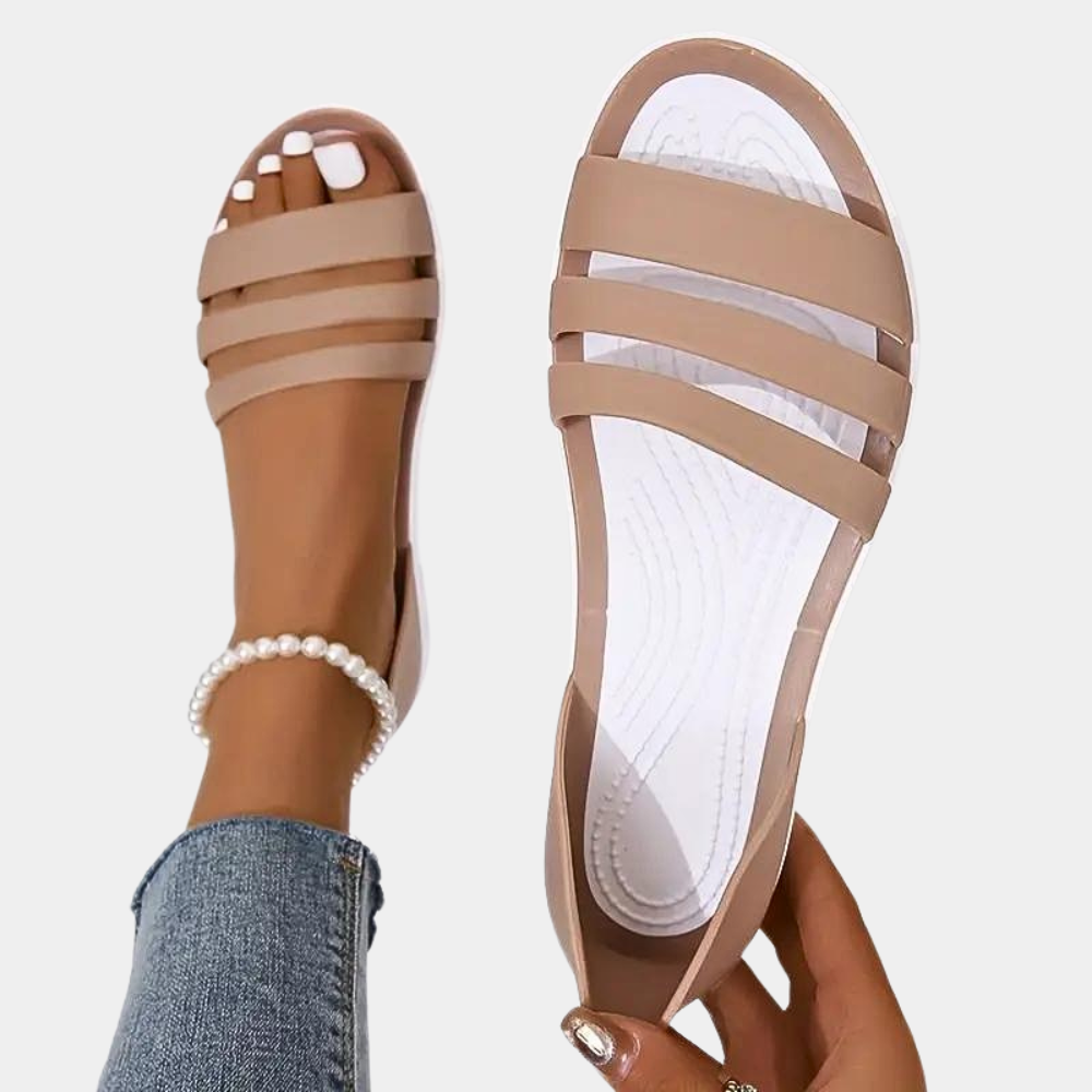 Casual slip-on sandalen voor dames