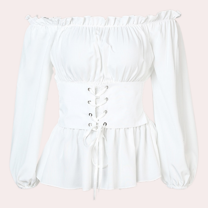 Elegante off shoulder blouse voor dames