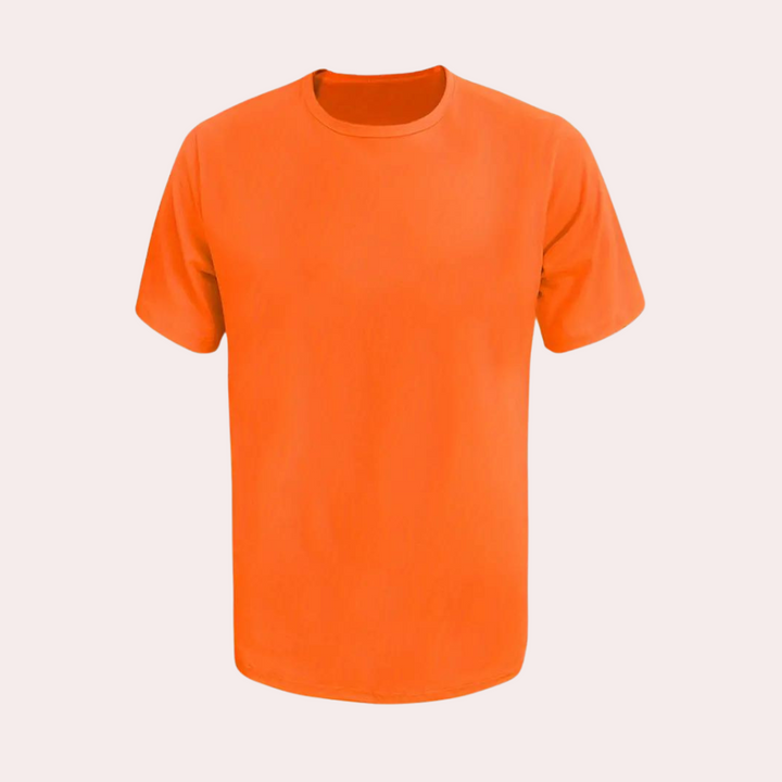 Effen oranje t-shirt