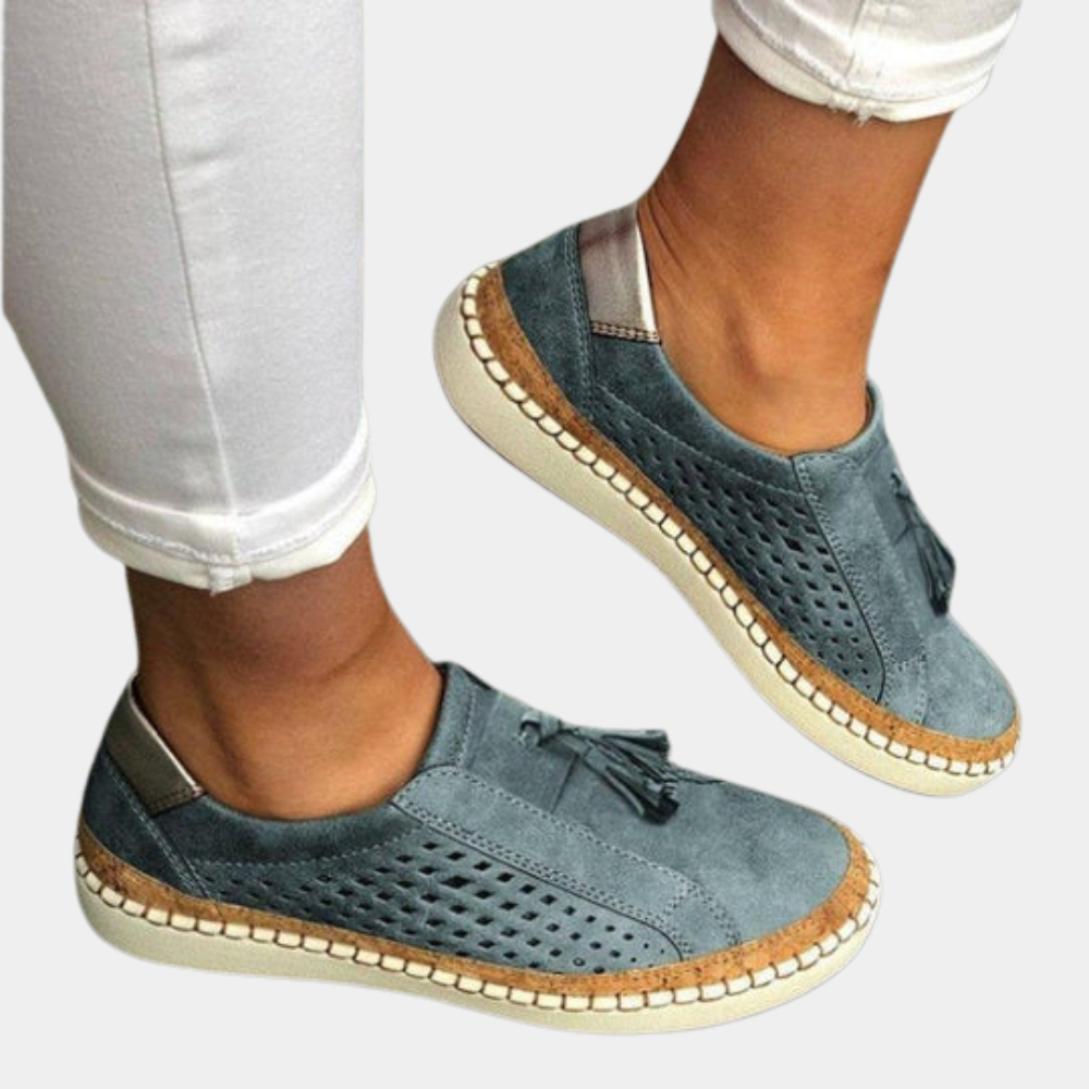 Ademende dames loafers