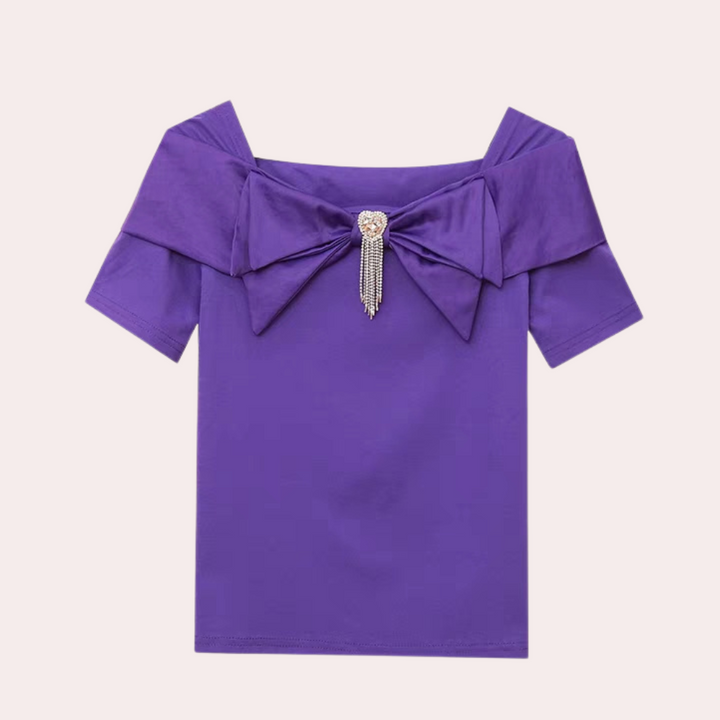 Belinda - Charmante Strik Blouse voor Dames