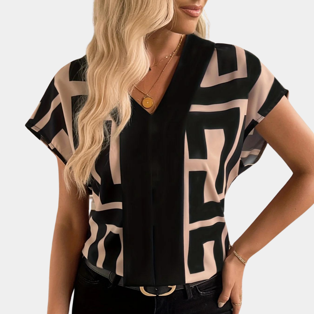 Elin - Moderne Trendy damesblouse