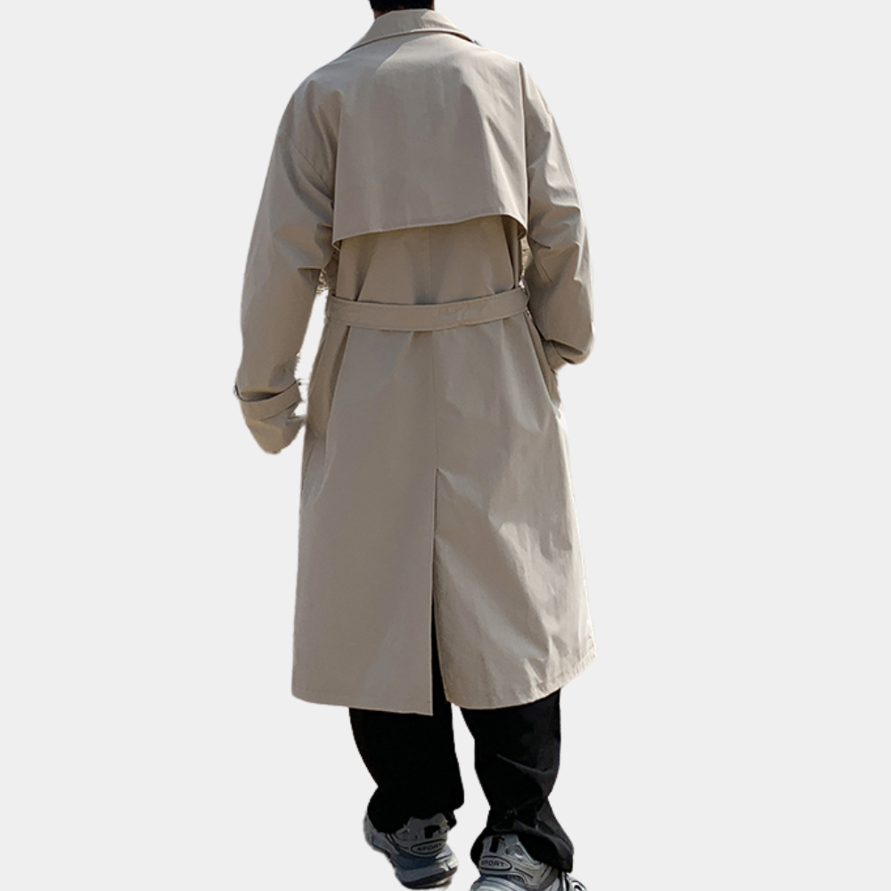 Vladimir - Elegante Lange Heren Trenchcoat