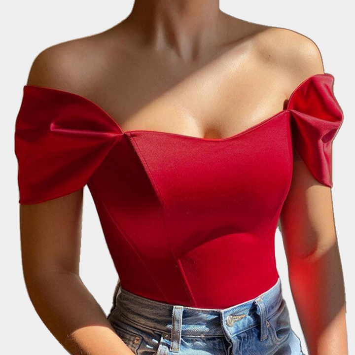 Elegante off-shoulder top voor dames