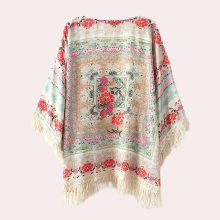 Marjorie - Bohemien Bloesem Losse Fit Cardigan