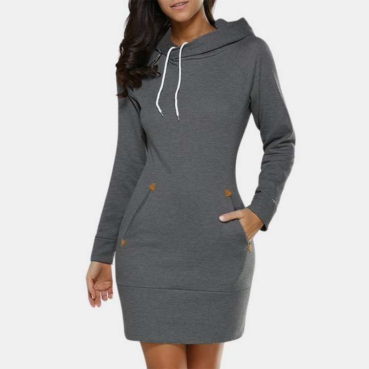 Ines - Sweater met capuchon Jurk voor vrouwen