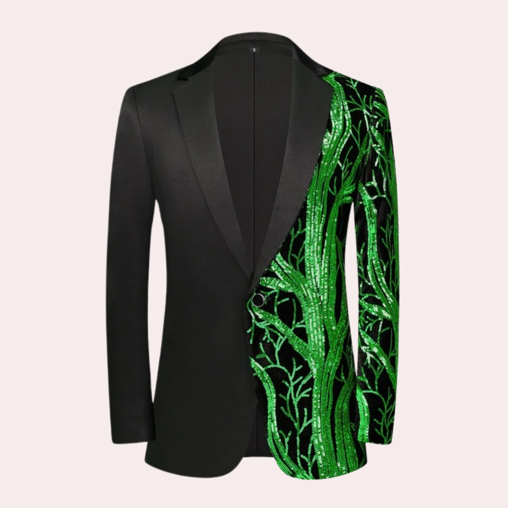 Zacharias - Statement Gedurfde Herenblazer met Unieke Twist