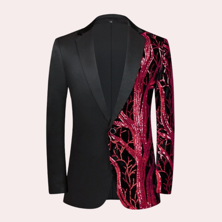 Zacharias - Statement Gedurfde Herenblazer met Unieke Twist