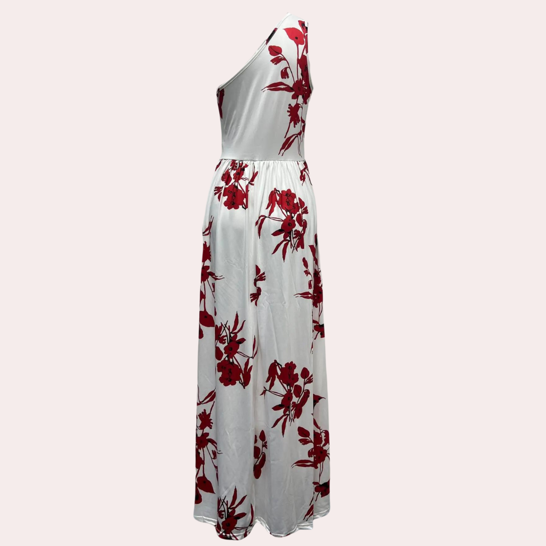 Loredana - Asymmetrische Elegant Maxi Jurk