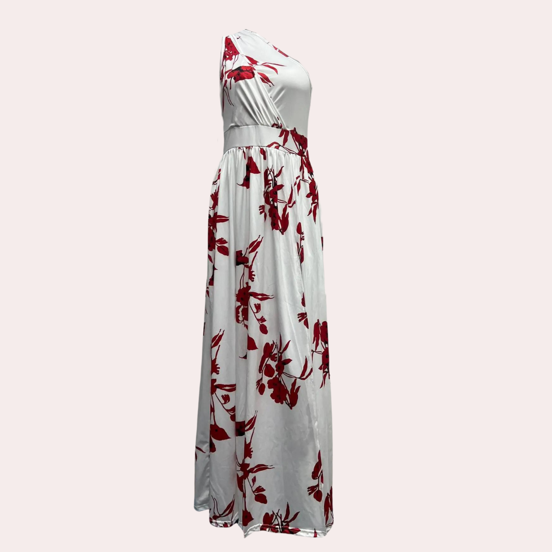 Loredana - Asymmetrische Elegant Maxi Jurk