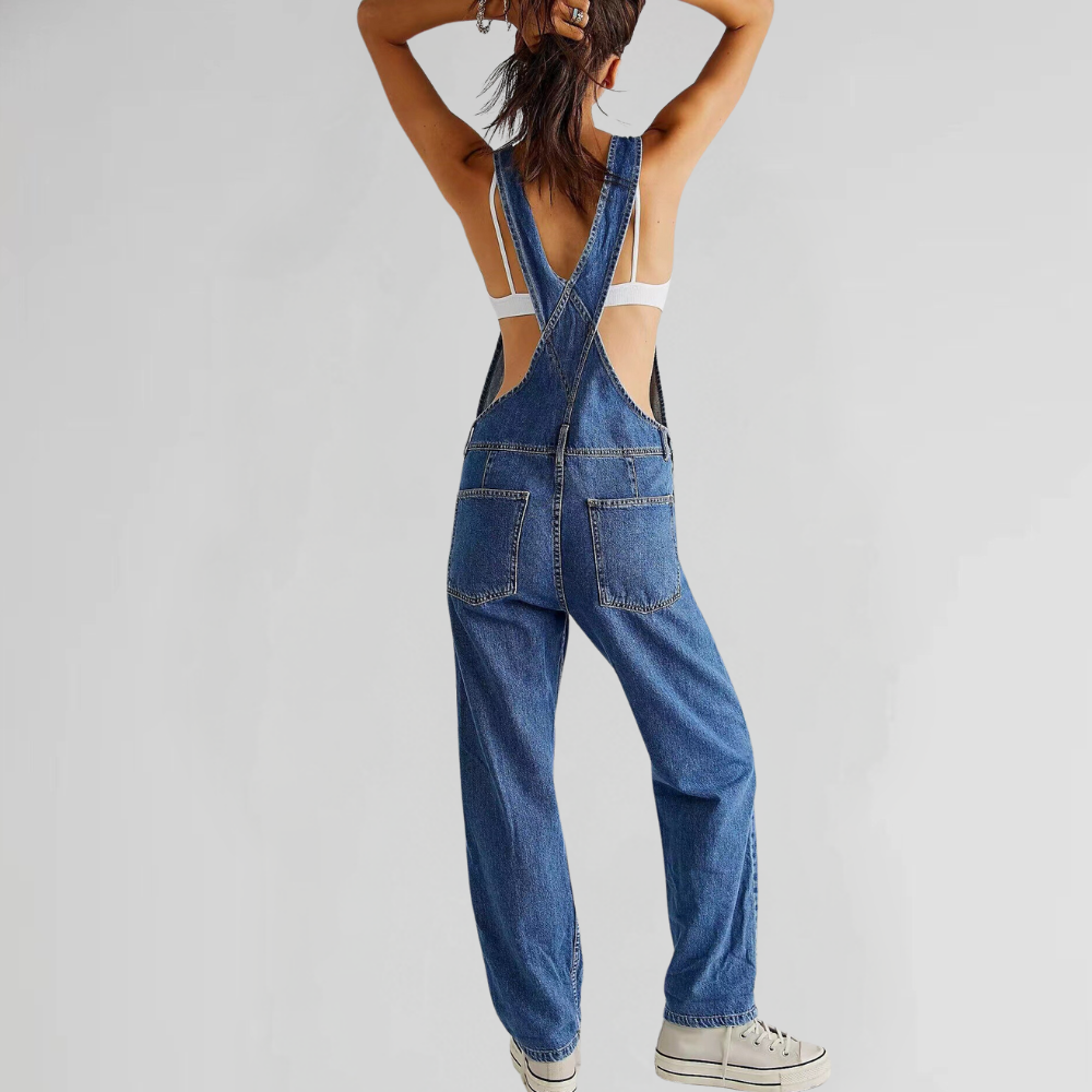 Valeria - Trendy denim jumpsuit voor dames