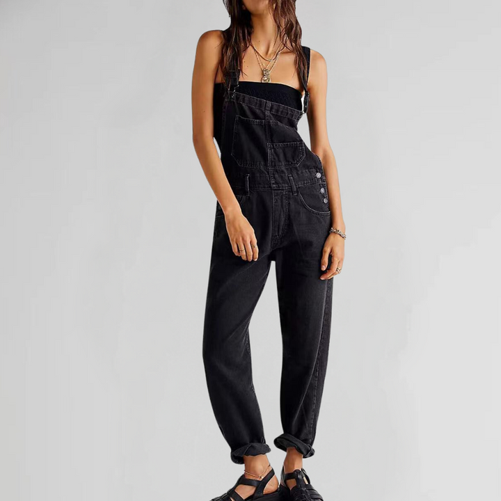 Valeria - Trendy denim jumpsuit voor dames