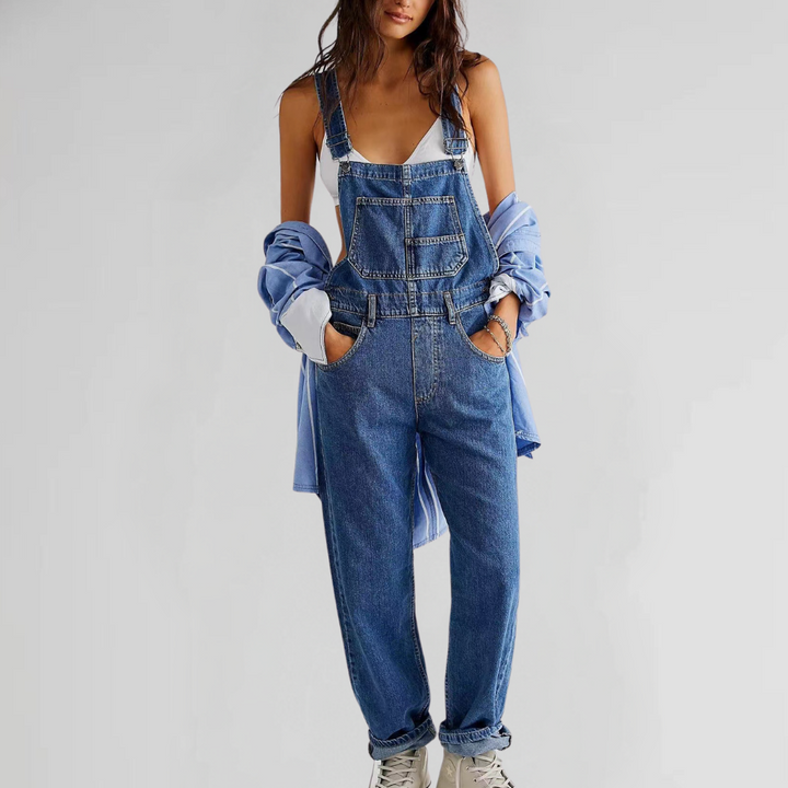 Valeria - Trendy denim jumpsuit voor dames