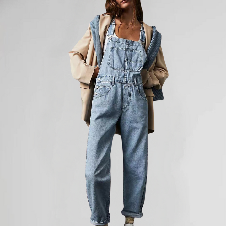 Valeria - Trendy denim jumpsuit voor dames