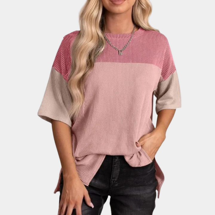 Vanna - Casual Los Fit T-shirt voor Vrouwen