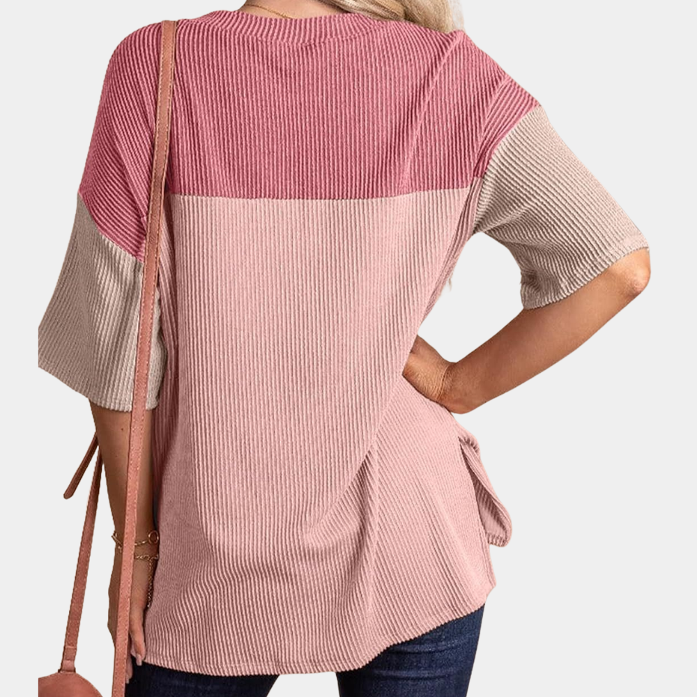 Vanna - Casual Los Fit T-shirt voor Vrouwen