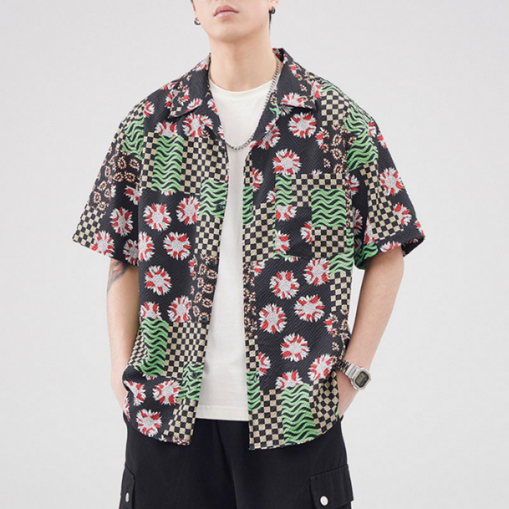 Victor - Trendy Hawaii Shirt voor Mannen