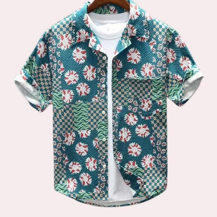 Victor - Trendy Hawaii Shirt voor Mannen