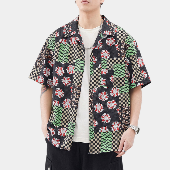 Victor - Trendy Hawaii Shirt voor Mannen