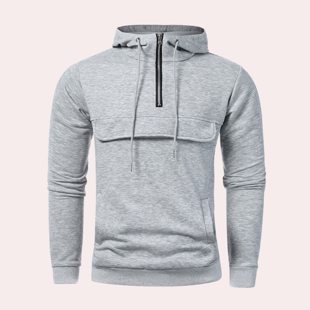 Nikita - Ontspannen Stijl Half-Zip Hoodie