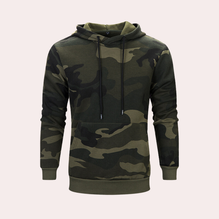 Petri - Trendy Camo Hoodie voor de moderne man