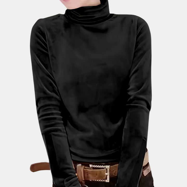 Rosina - Comfortabel Vrouwen Turtleneck T-shirt