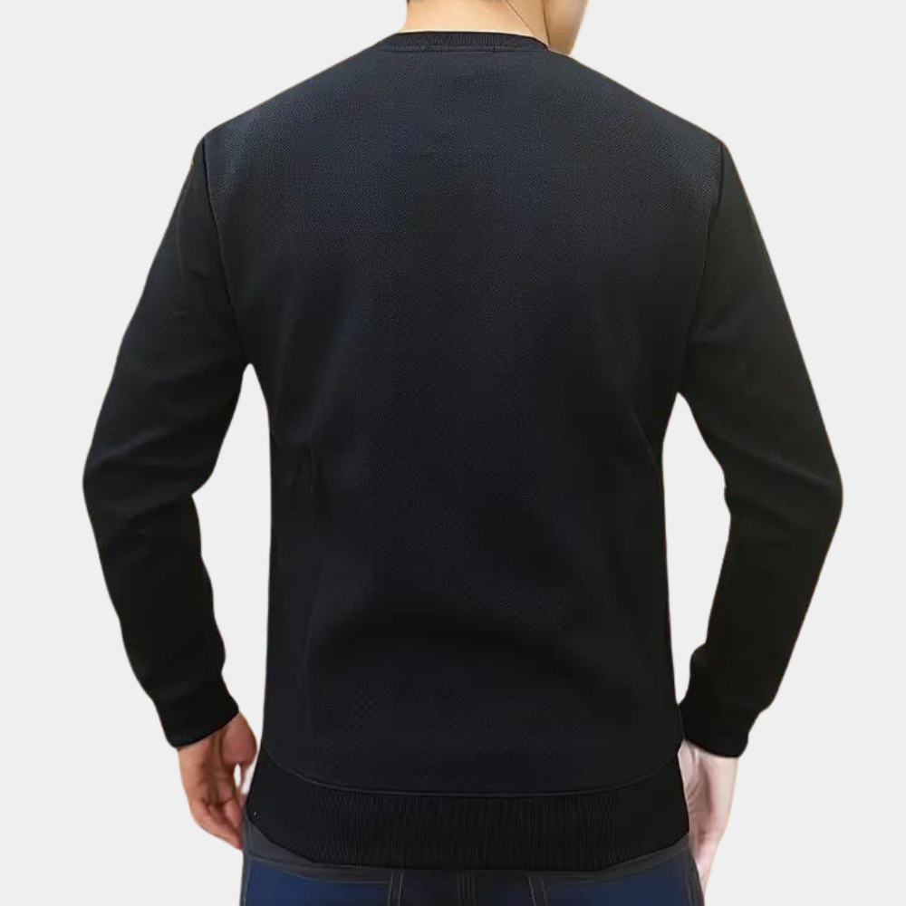 Mihnea - Relaxed Sweatshirt met Ronde Hals voor heren