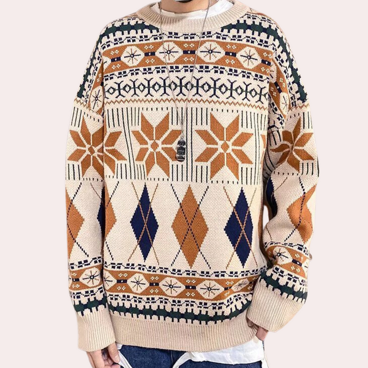 Nicusor - Trendy Gebreide Sweater voor de Moderne Man