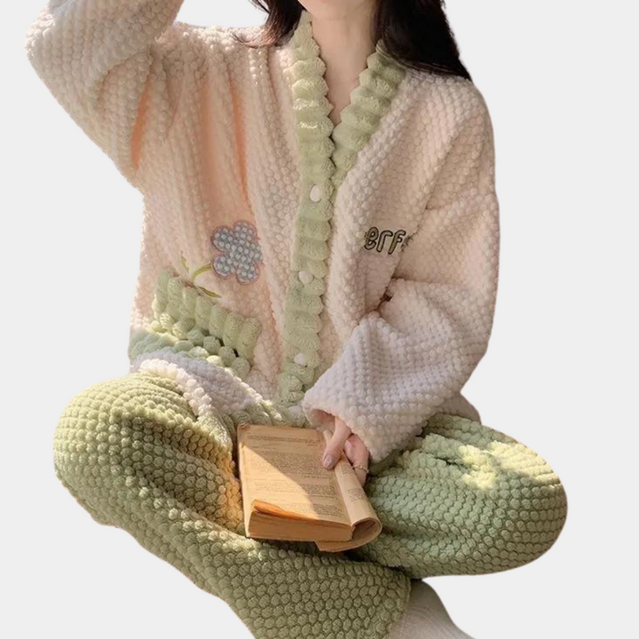 Vivien - Warme en Comfortabele Pyjamaset voor Dames