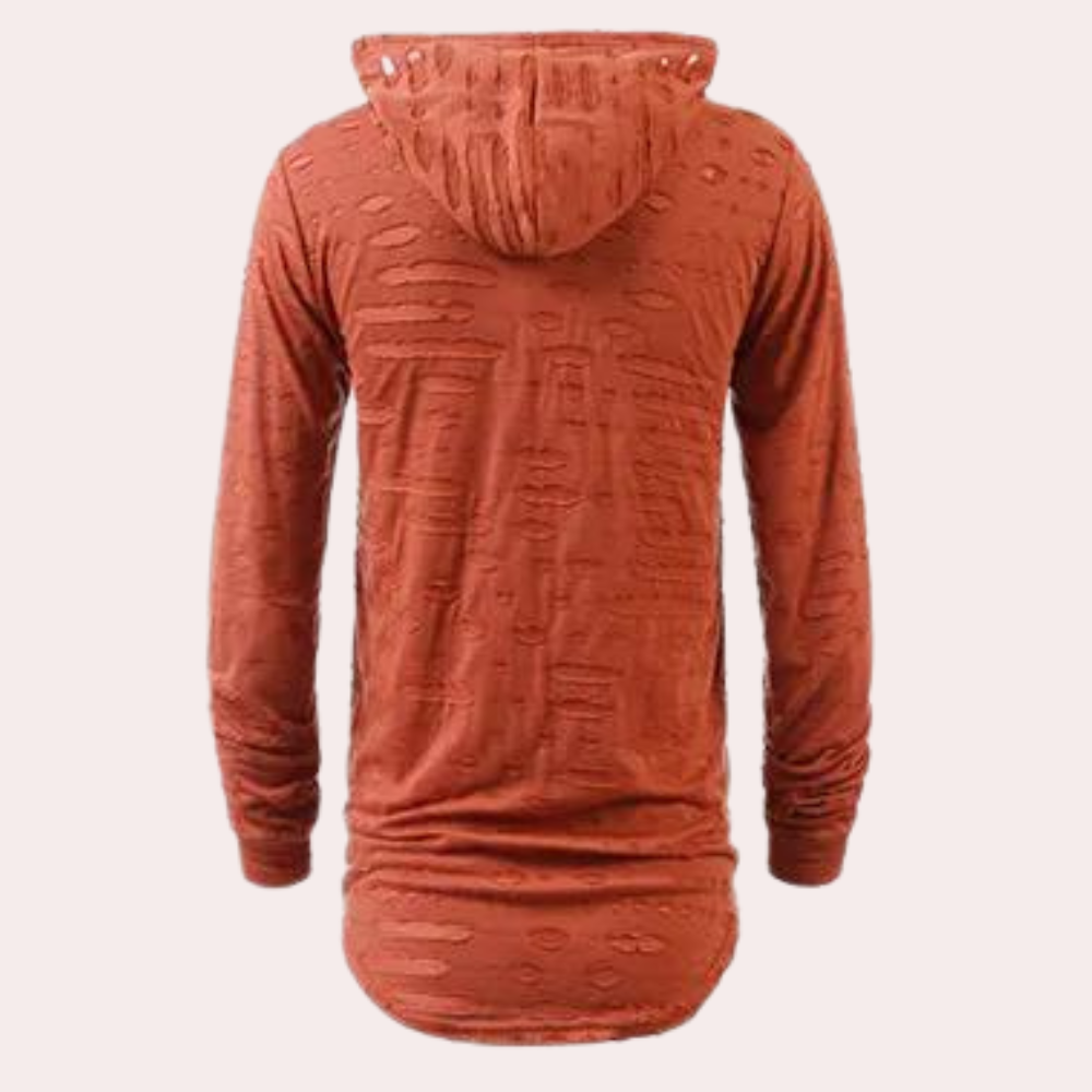 Pompiliu - Klassieke Casual Hooded Knit voor Hem