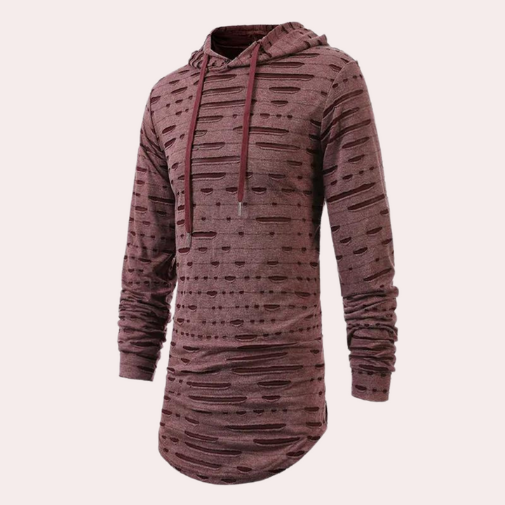 Pompiliu - Klassieke Casual Hooded Knit voor Hem