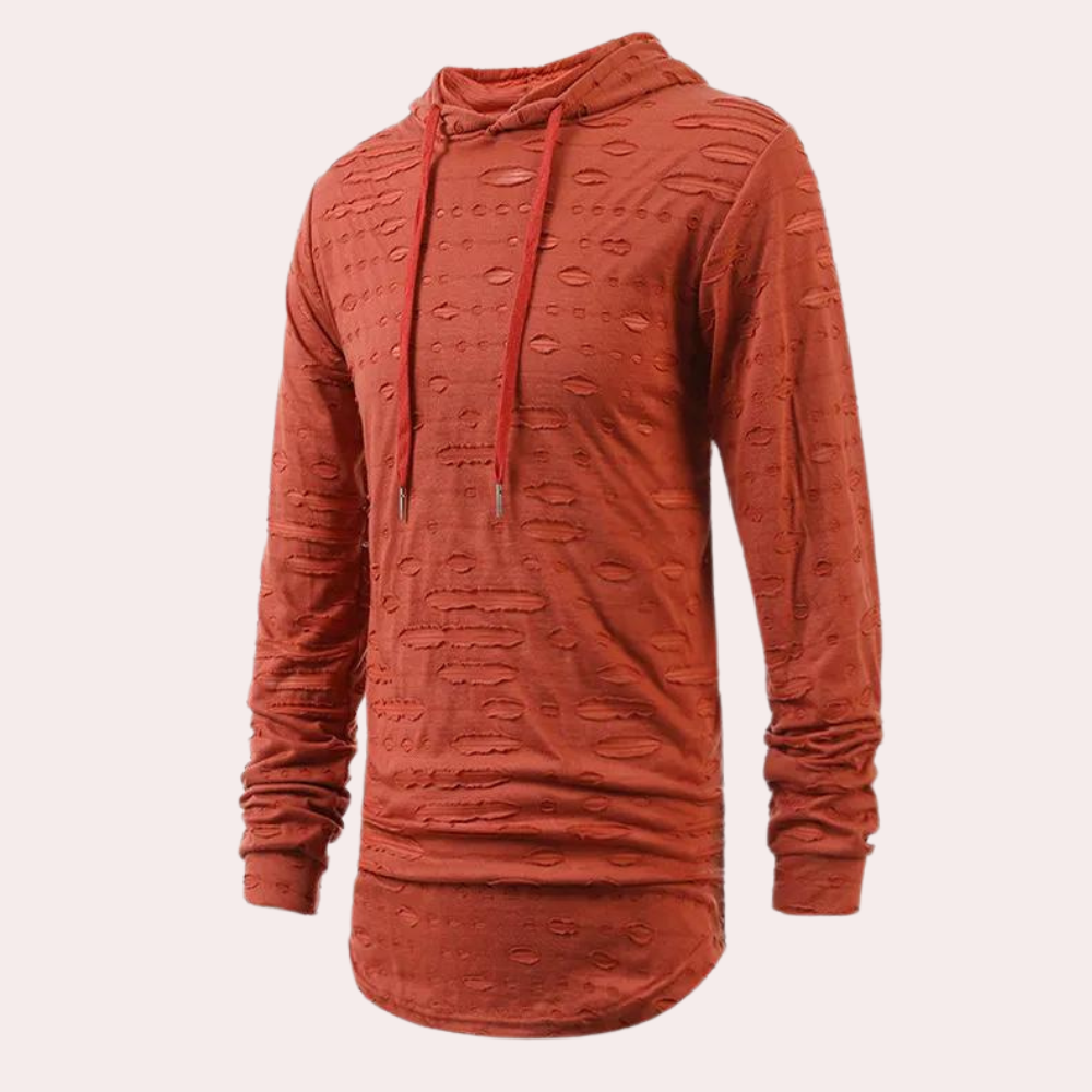 Pompiliu - Klassieke Casual Hooded Knit voor Hem