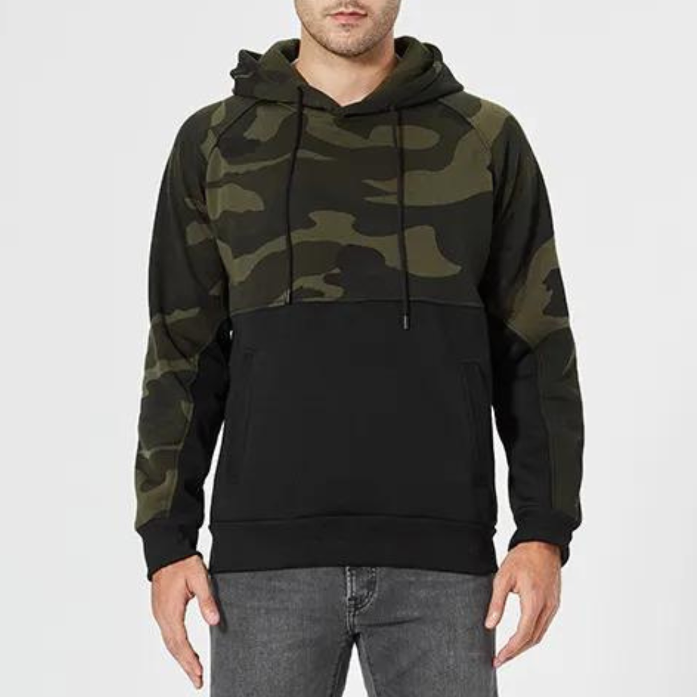 Costas - Relaxte Camouflage Hoodie voor Heren