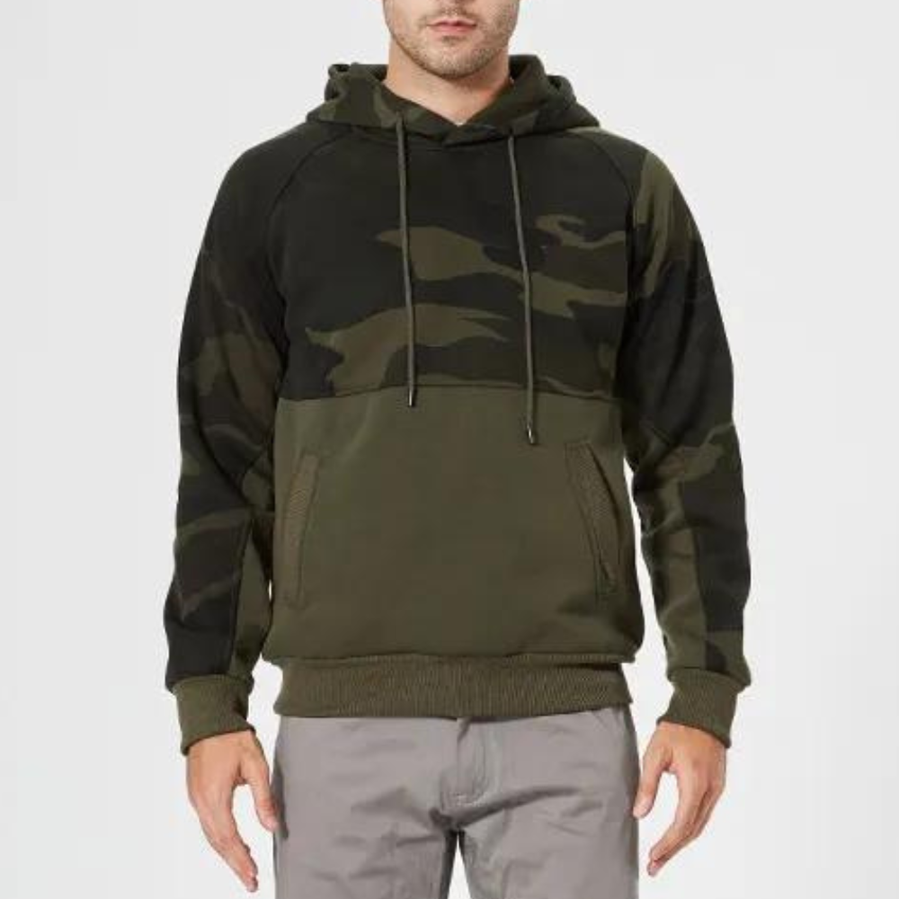 Costas - Relaxte Camouflage Hoodie voor Heren