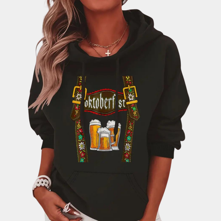 Ioanna - Stijlvolle Vrouwen Hoodie Sweater voor Oktoberfest