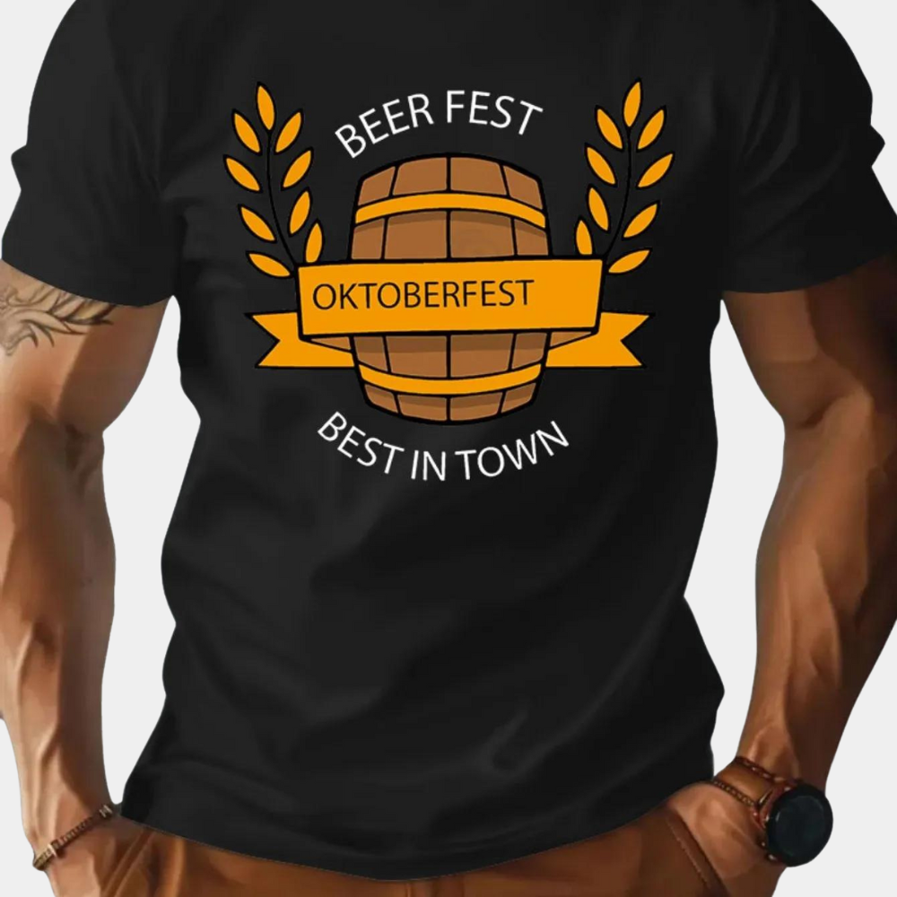 Aleksei - Oktoberfest T-shirt voor Heren