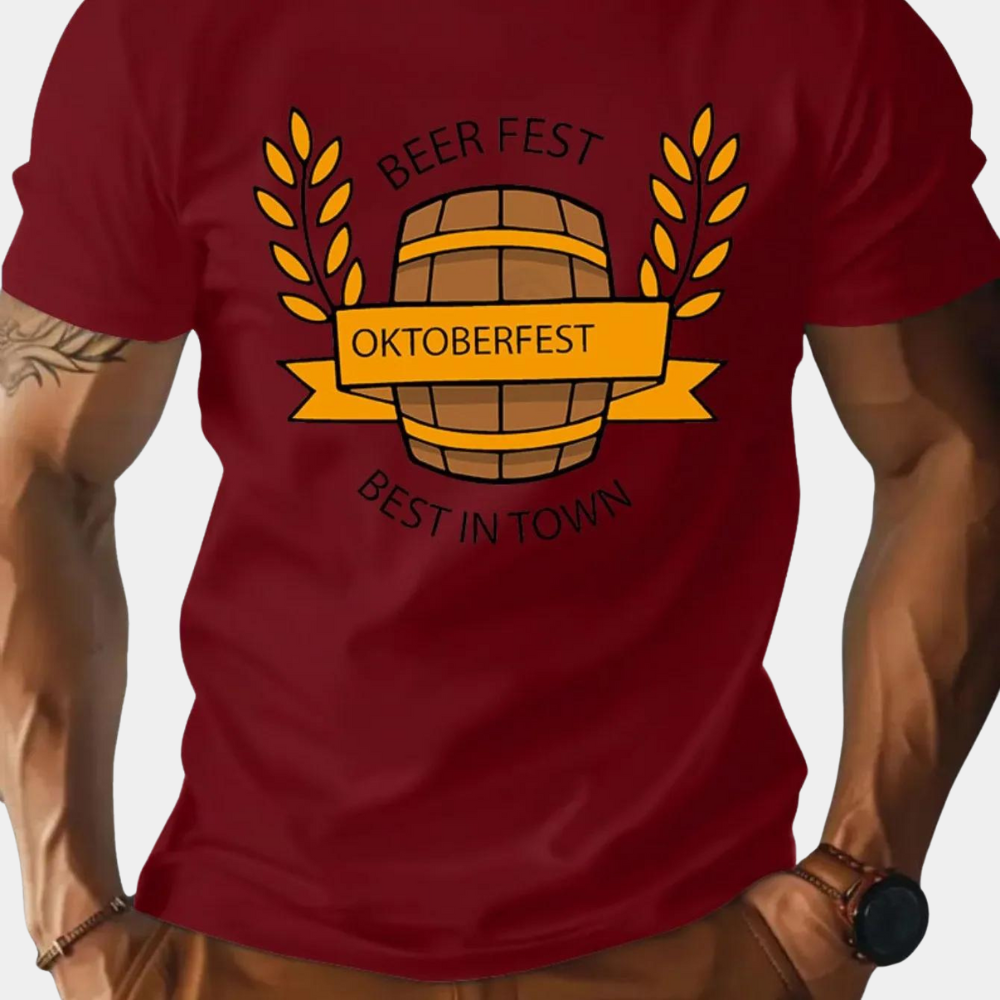 Aleksei - Oktoberfest T-shirt voor Heren