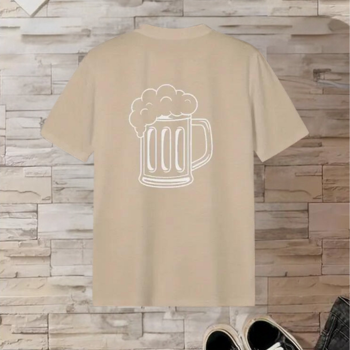 Georgios - Oktoberfest T-shirt voor Heren met Bierkrugprint