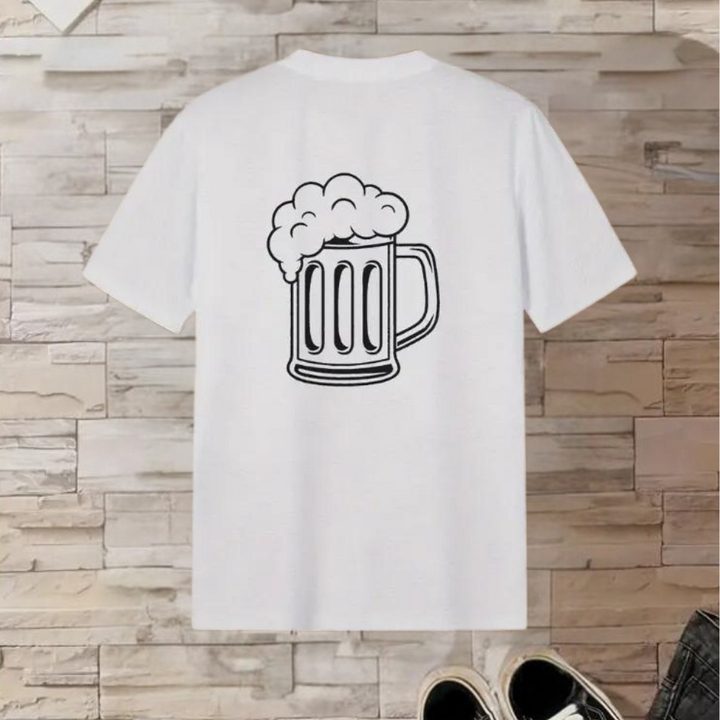 Georgios - Oktoberfest T-shirt voor Heren met Bierkrugprint