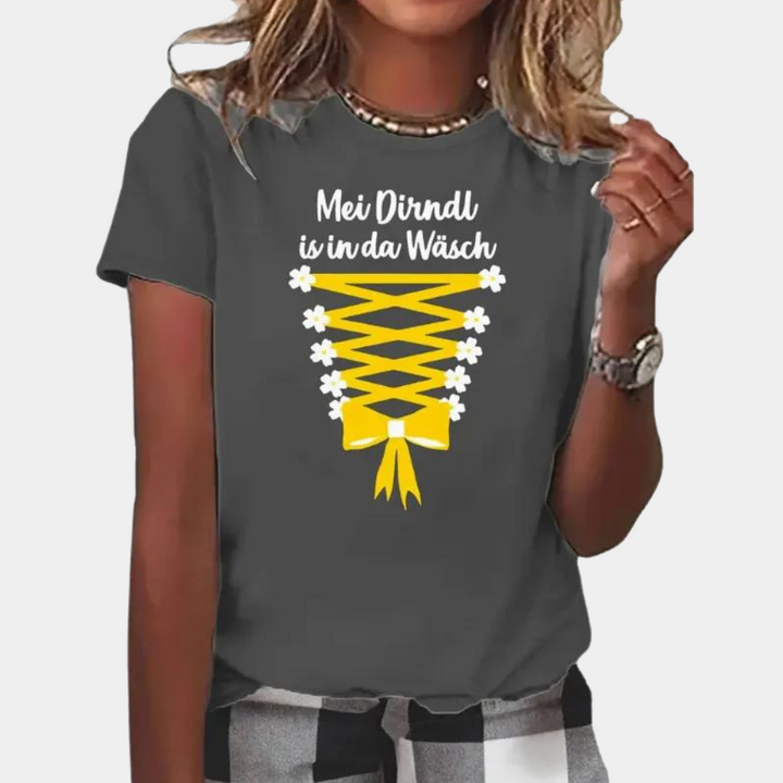 Gala - Stijlvol Dirndl T-shirt voor Oktoberfest