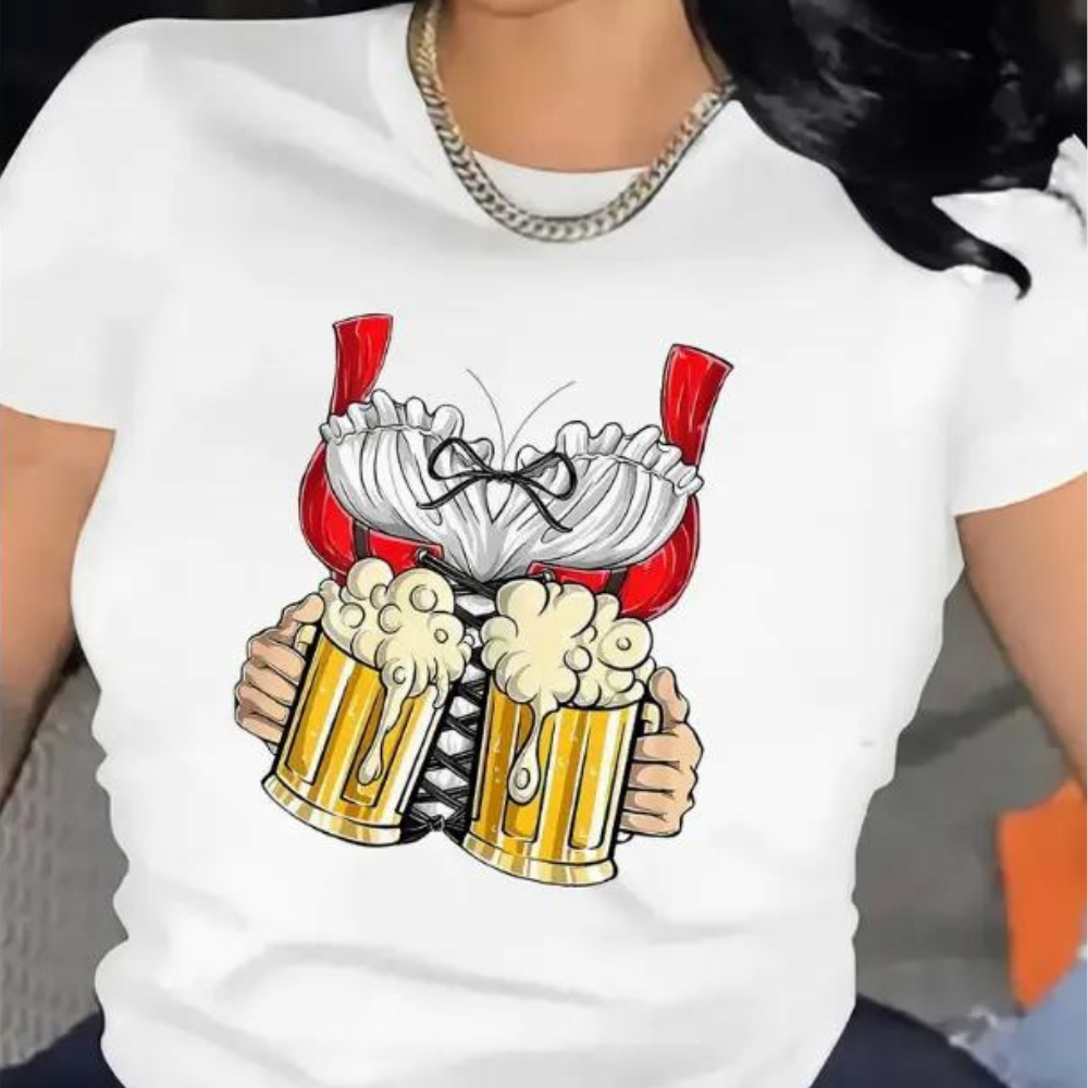 Odetta - Comfortabel dames t-shirt Oktoberfest