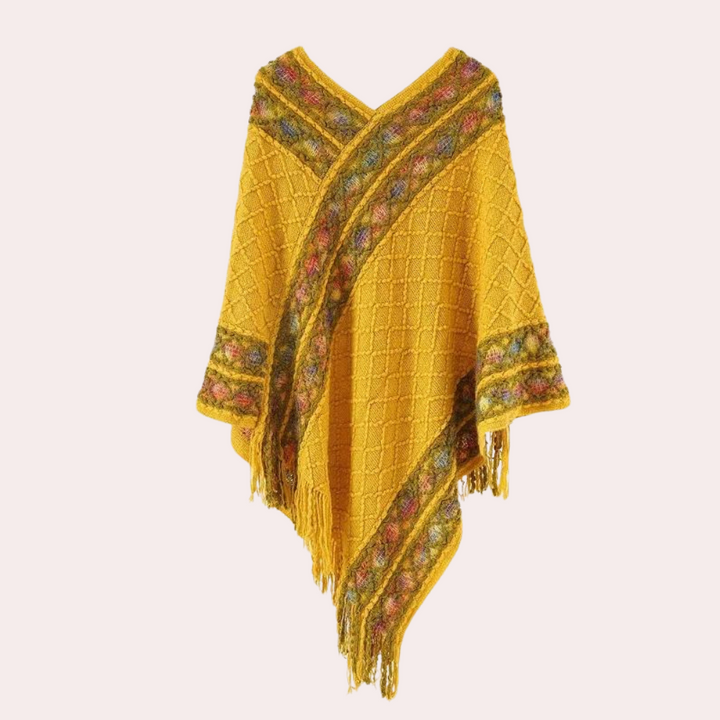 Zoi - Boho Poncho voor dames met trendy V-hals