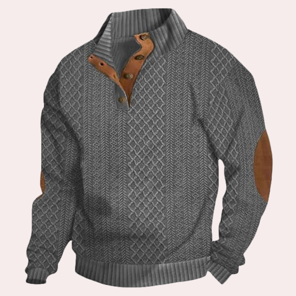 Derrall - Comfortabele herensweater