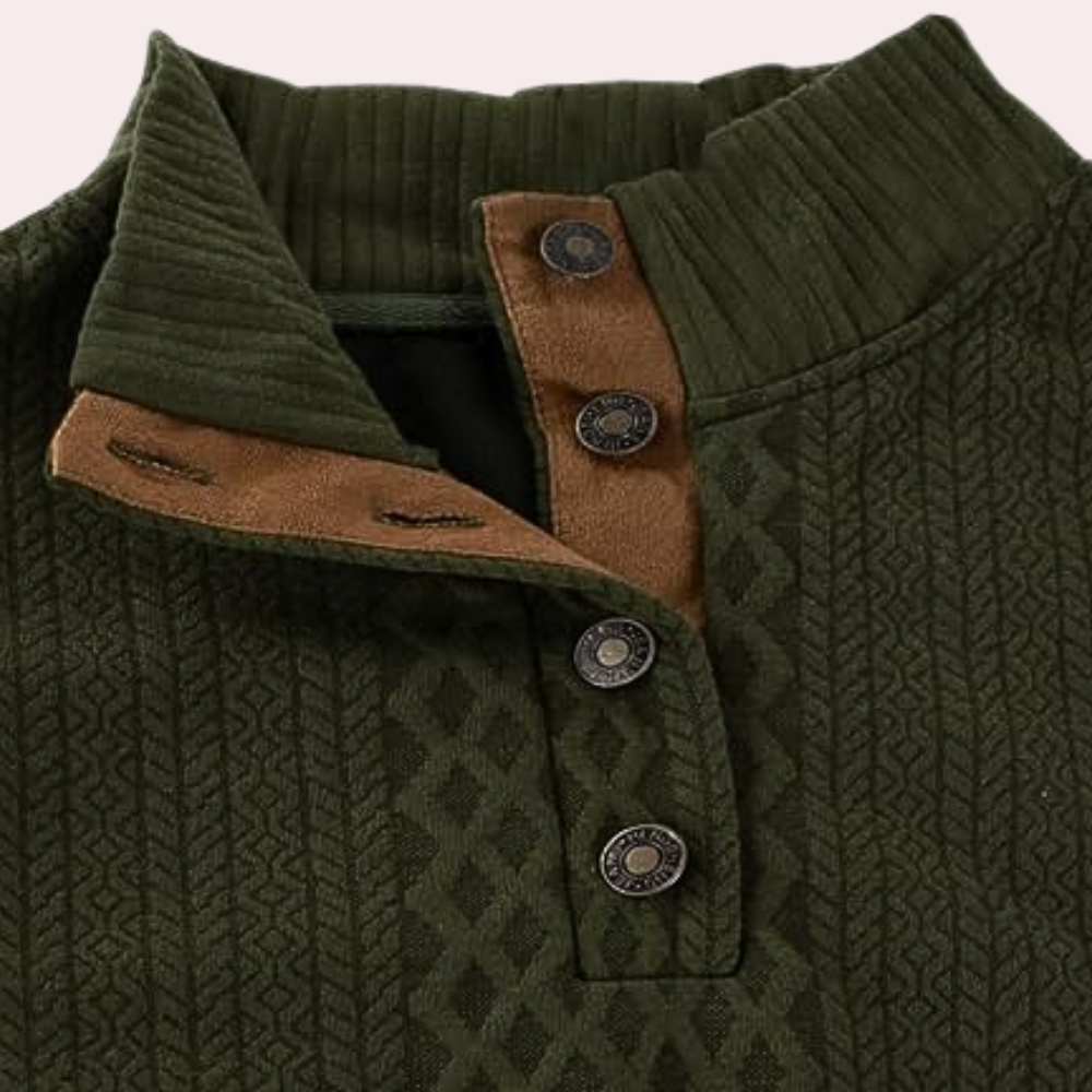 Derrall - Comfortabele herensweater