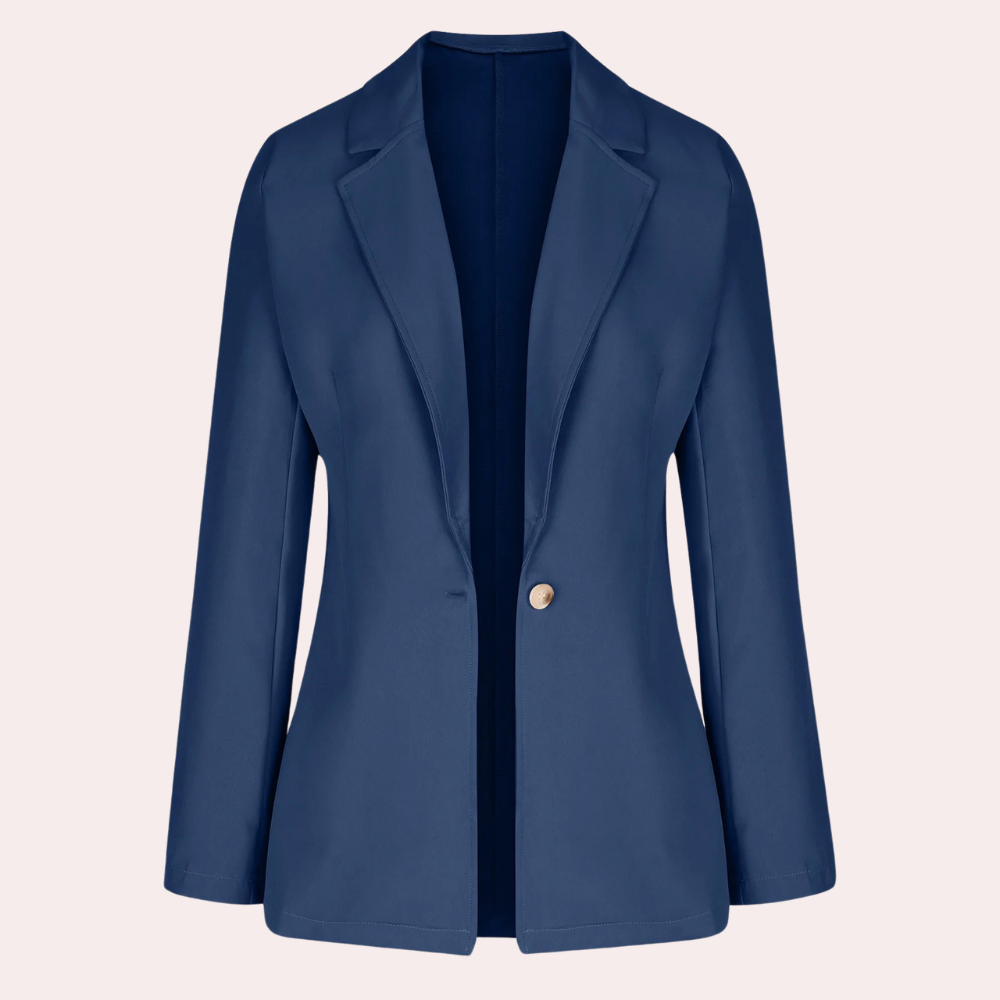 Nastya - Minimalistische effen blazer voor dames