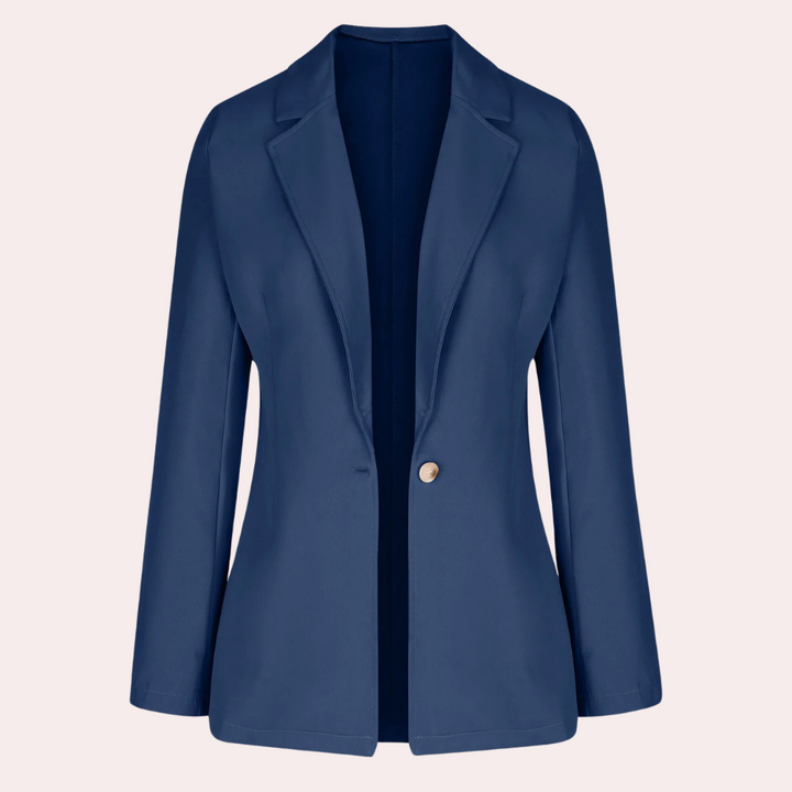 Nastya - Minimalistische effen blazer voor dames