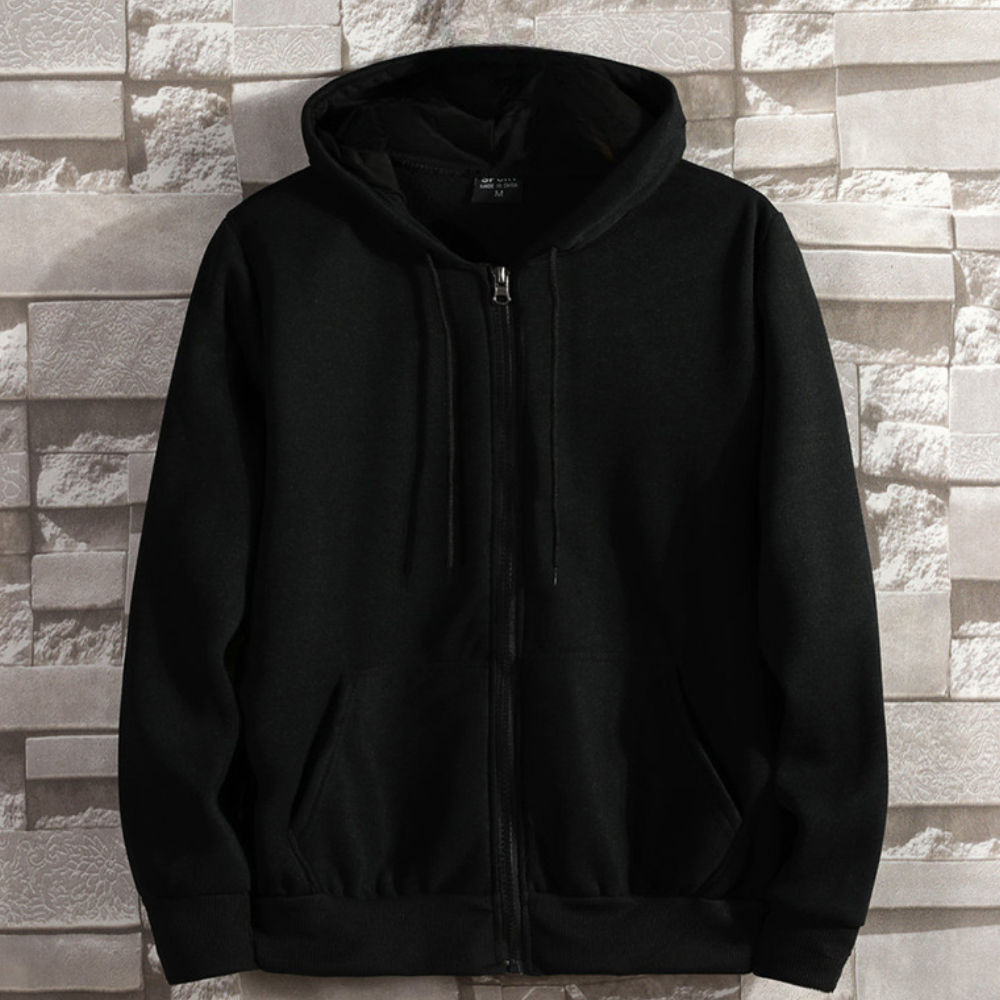 Lorand - Comfortabele Hoodie met rits voor heren